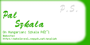 pal szkala business card